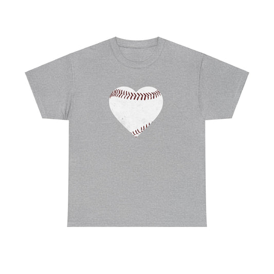 Mom's Baseball Heart T-Shirt